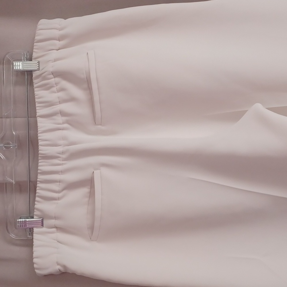 Banana Republic Hayden Crepe Wide Leg High Rise Pants Stretch Pull On Pockets XL - Picture 11 of 15